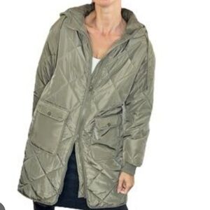 Ashley By 26 International Olive Puffer Jacket